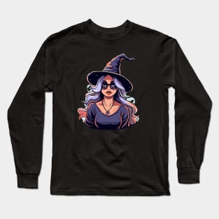 Cute trendy witch Long Sleeve T-Shirt